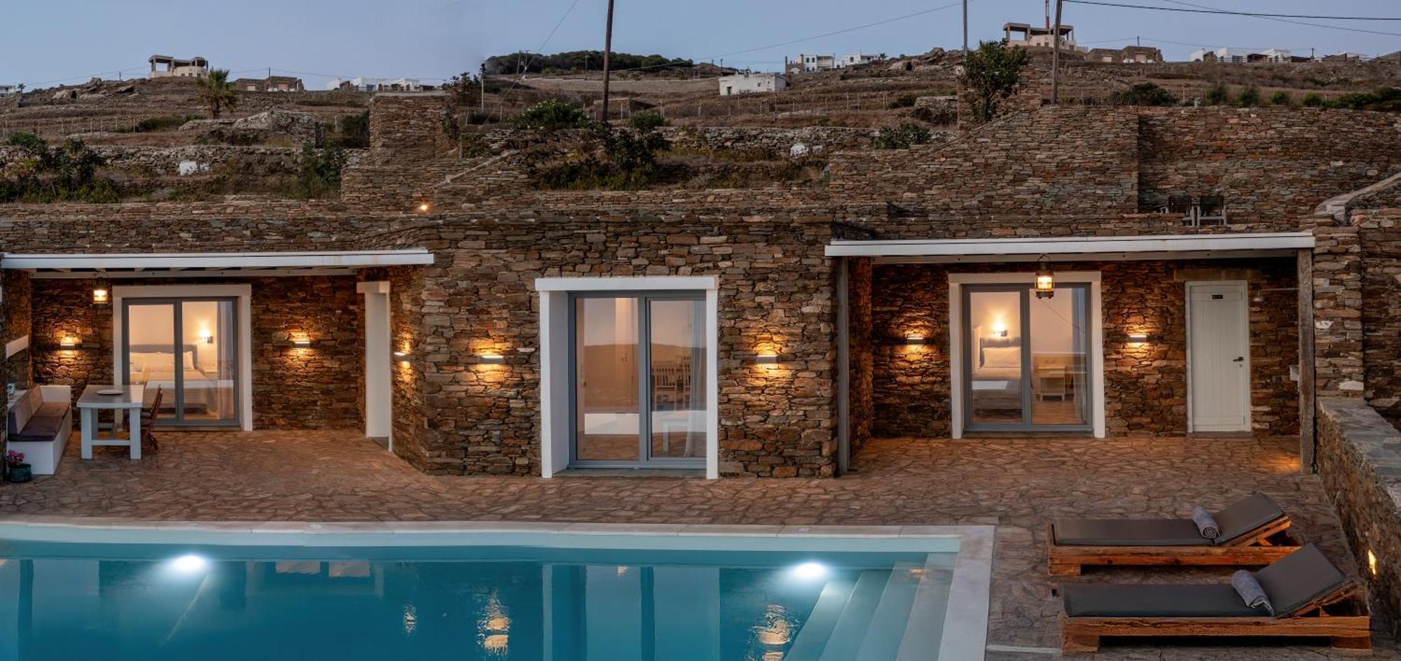 Villa Leonora Tinos Arnados Bagian luar foto