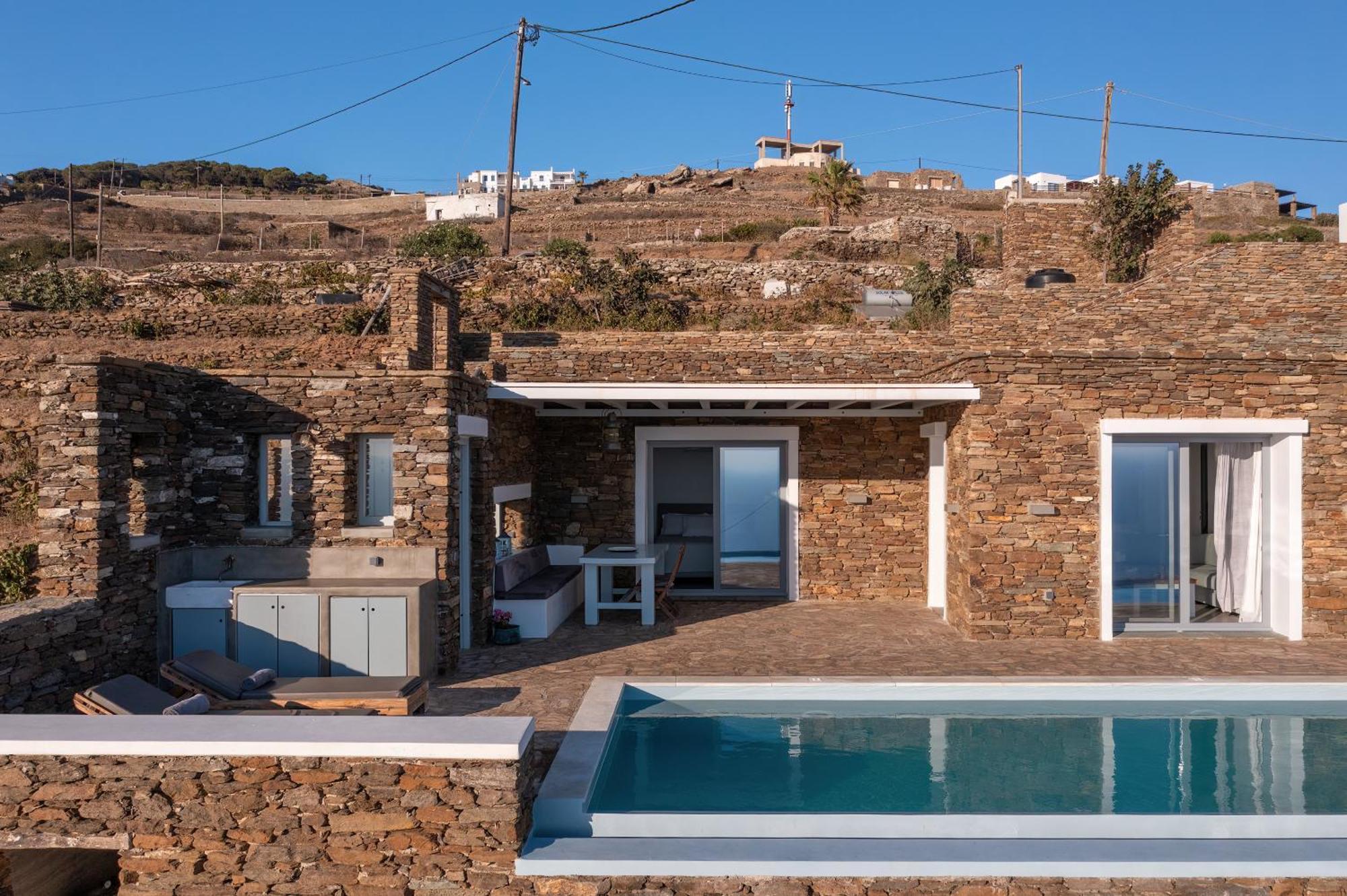 Villa Leonora Tinos Arnados Bagian luar foto
